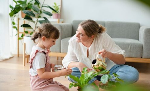 Czy zielony kącik w domu wpływa na relacje z dzieckiem?